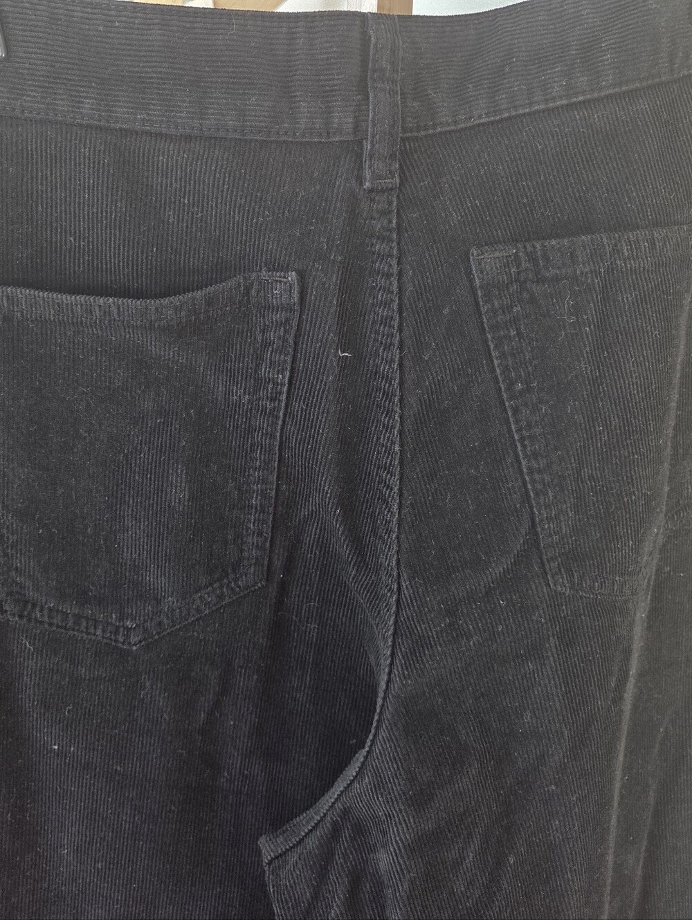 The Row Chan Black Corduroy Wide Leg Pants - Picture 8 of 10